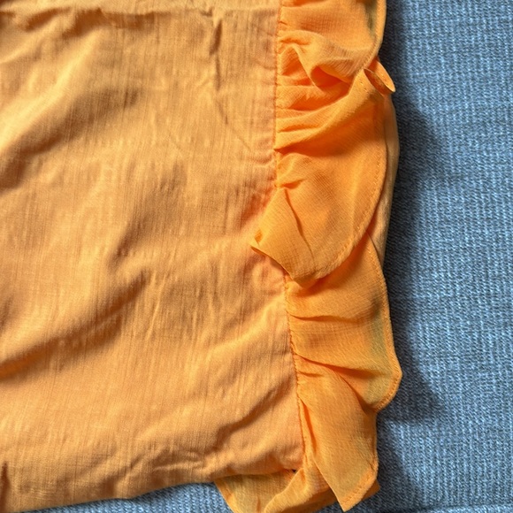 Free People Brea One Shoulder Top. NWOT. Marigold - Picture 10 of 15